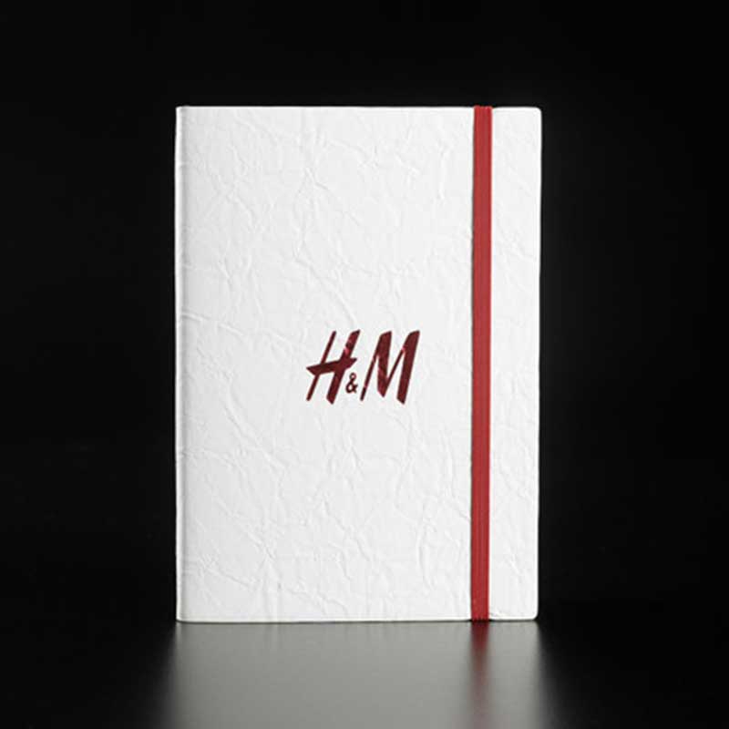 绑带商务记事本办公企业定制logo平装笔记本定制记录本定做