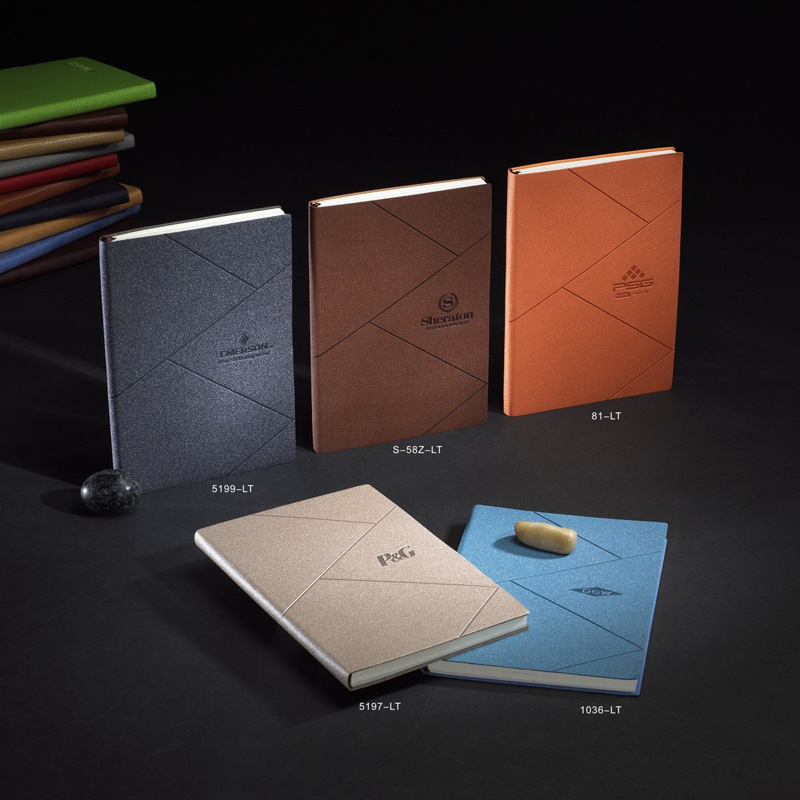 磨砂软面商务笔记本定制logo礼品文具记事本A5平装笔记本