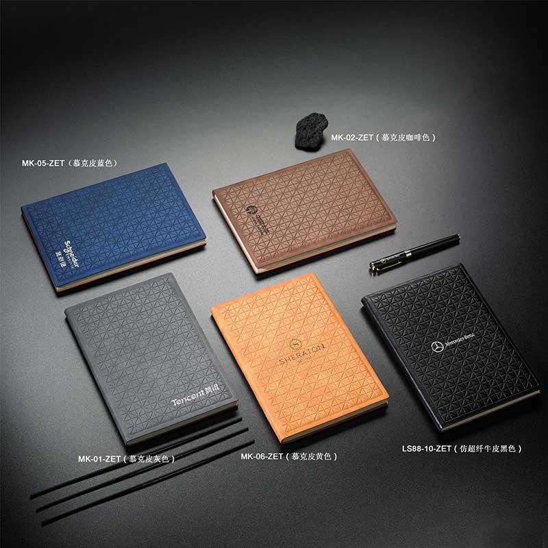 商务软面平装a5笔记本高档办公会议记事本定制logo