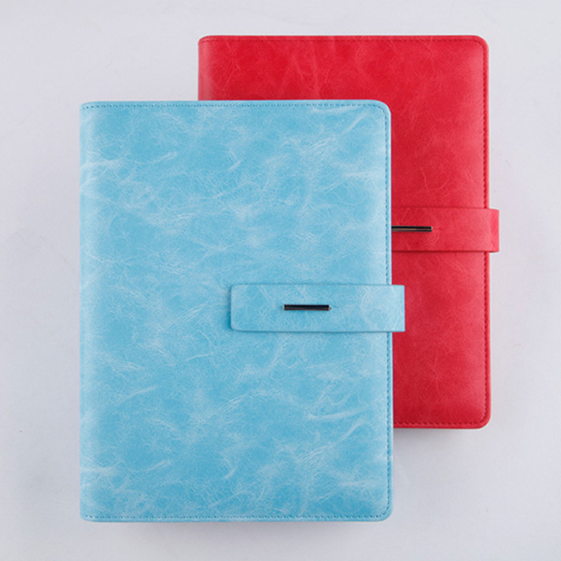 创意a5活页笔记本 简约商务办公皮面记事本 会议记录厂家定制logo