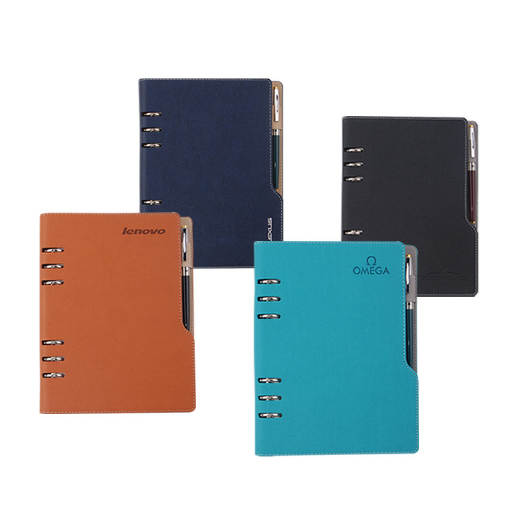 a5笔记本活页本皮面活页笔记本六孔记事本定制logo定做批发